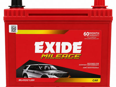 Exide Mileage ML45D21LBH
