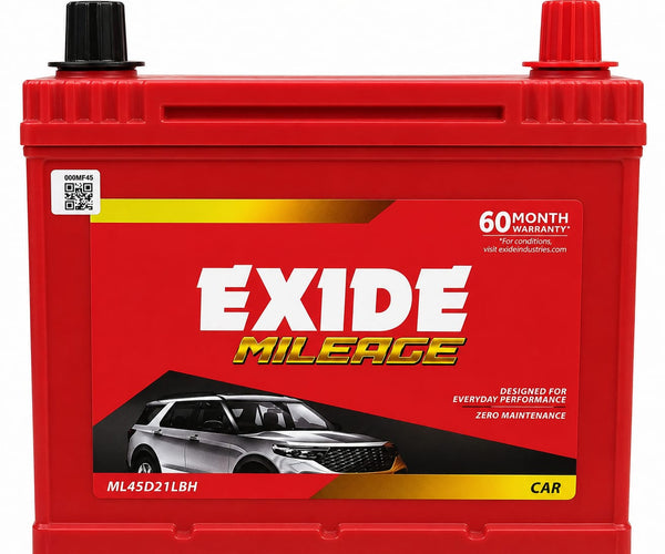 Exide Mileage ML45D21LBH